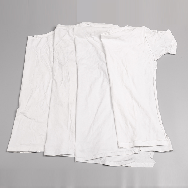 白色T恤棉抹布