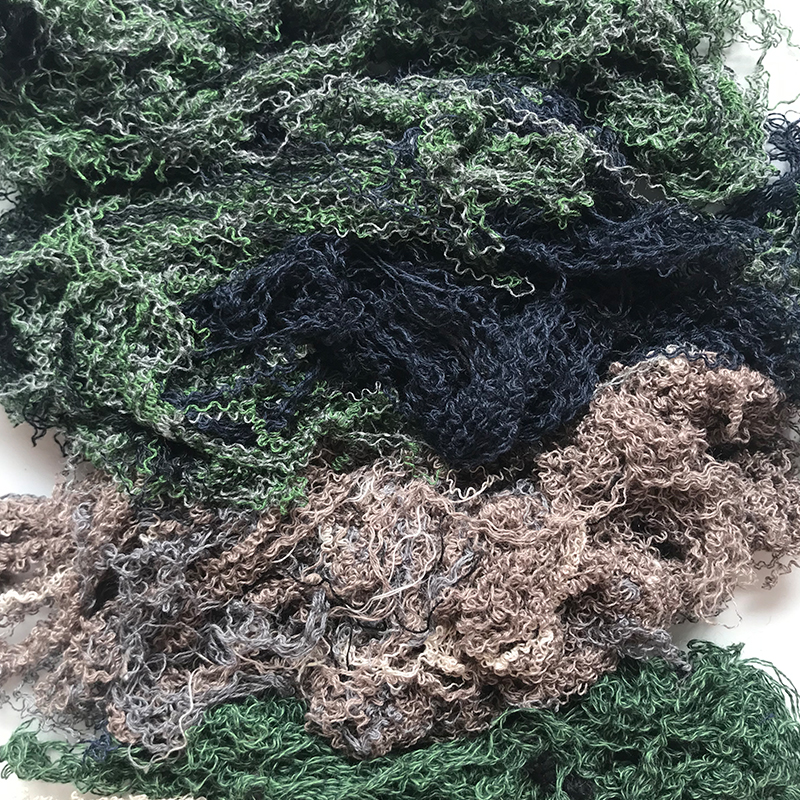 Colored Cotton Waste(by hand)