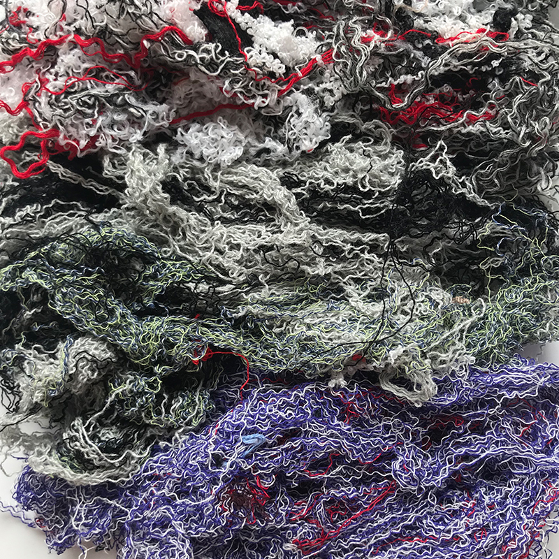 Colored Cotton Waste(by hand)